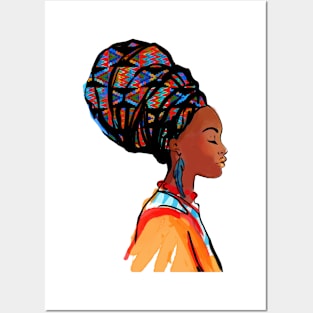 Black woman Posters and Art